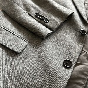 Banana Republic Blazer, Gray Tweed, 44R, Slim